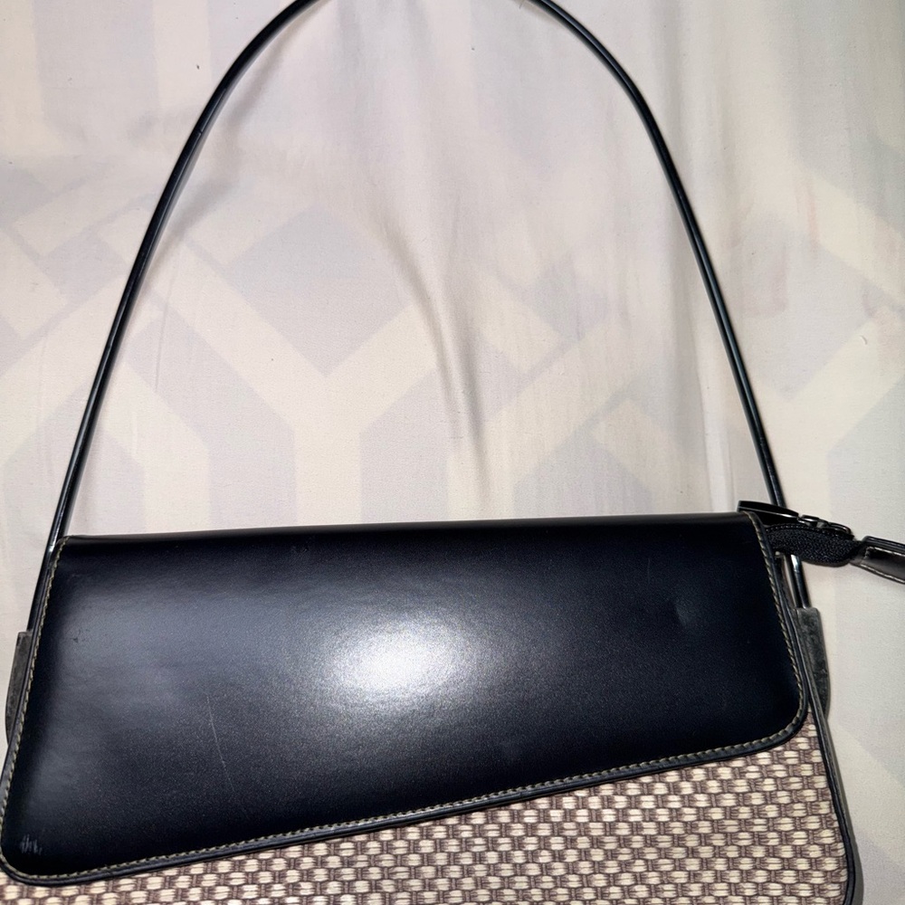 Elegant Black, light tan Women's vitange Handbag